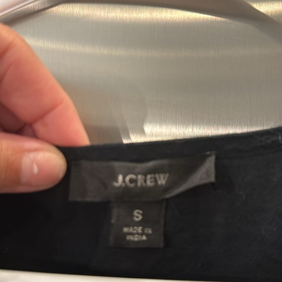 J. Crew Ruffle Sleeve Voile Dress Cotton V-Neck A-Line - Picture 6 of 6